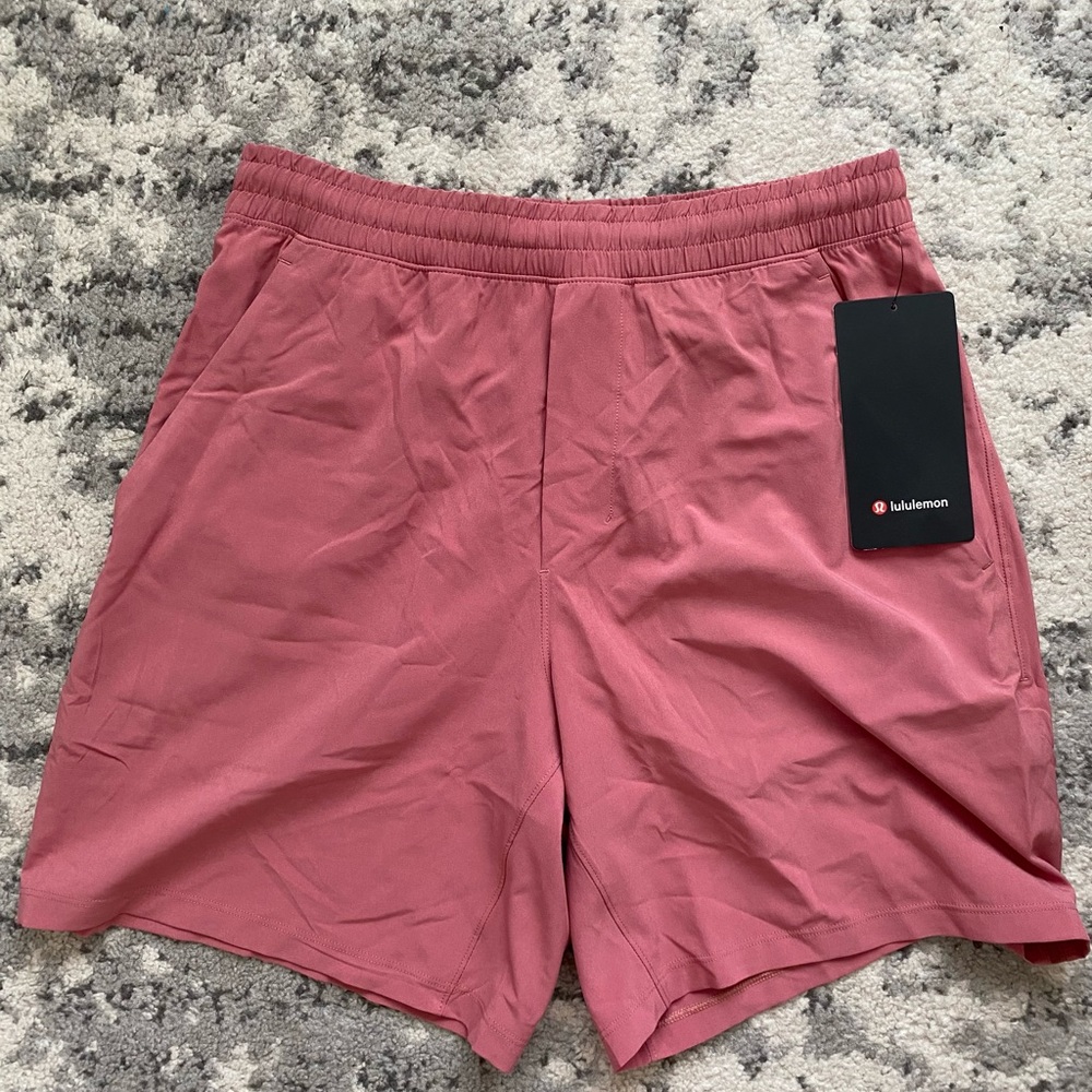Lululemon Pace Breaker Pink Shorts